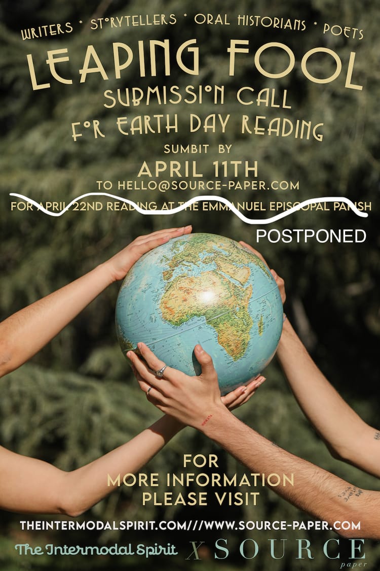 Earth Day Leaping Fool Postponed